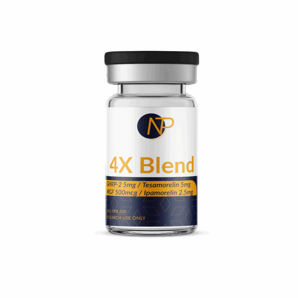 4X Blend GHRP-2 (5mg) / Tesamorelin (5mg) / MGF (500mcg) / Ipamorelin (2.5mg)