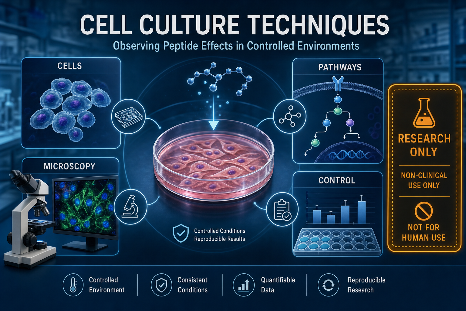 Cell Culture Techniques: Observing Peptide Effects in Controlled Environments
