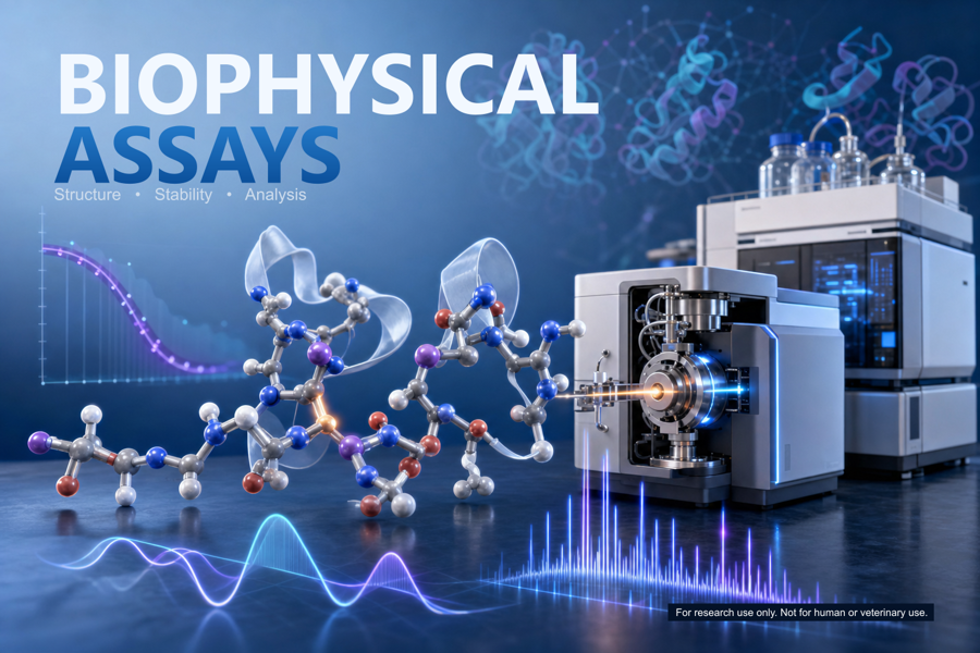 Biophysical assays: Understanding peptide stability and structure