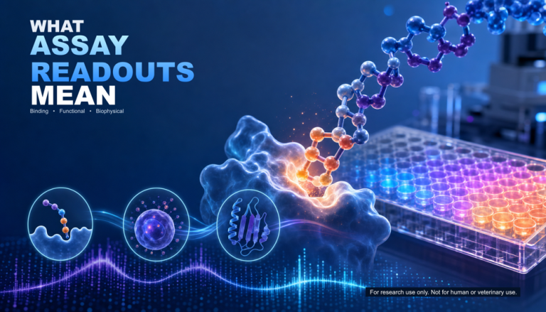 What Assay Readouts Mean in Peptide Research